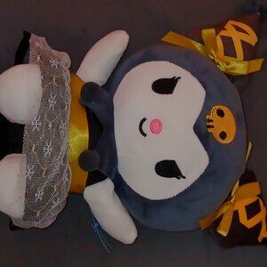 Toy Plush product plush,27cm black and gold Kuromi Hello Kitty plushie